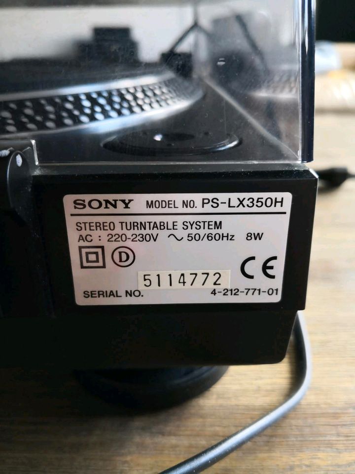 SONY Plattenspieler PS-LX350H - Top Zustand Rarität Schallplatten in Wadersloh