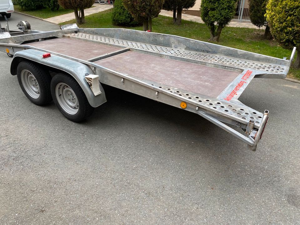 Miete - PKW Transportanhänger / Schlepphänger / Autotransporter in Olbernhau