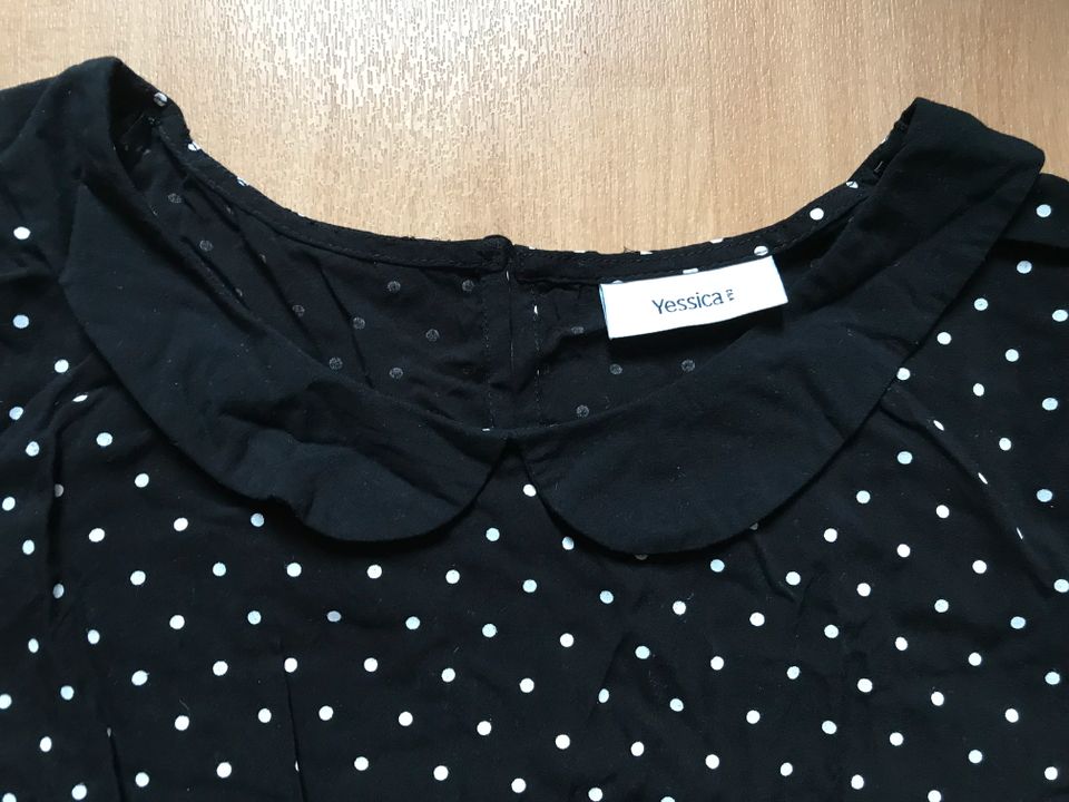 ❤️Schwarzes Top Shirt mit Punkten Größe 44❤️ in Greifswald