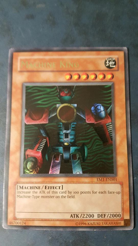 Yugioh Maschinenkönig ultra rare english in Zwickau