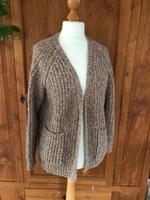 Kaffe Strickjacke Natur meliert, Brauntöne, Skandi-Mode, Gr L Hessen - Dreieich Vorschau