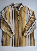 Bluse von Meyer Mode Gr. 44 beige braun gelb langärmlig Brandenburg - Putlitz Vorschau