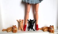 4 Katzen für Barbie (ohne Puppe) Hessen - Laubach Vorschau