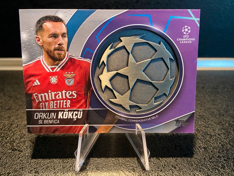 Topps UCC Flagship 2023/24 Orkun Kökcü SL Benfica Starball Relic in Budenheim