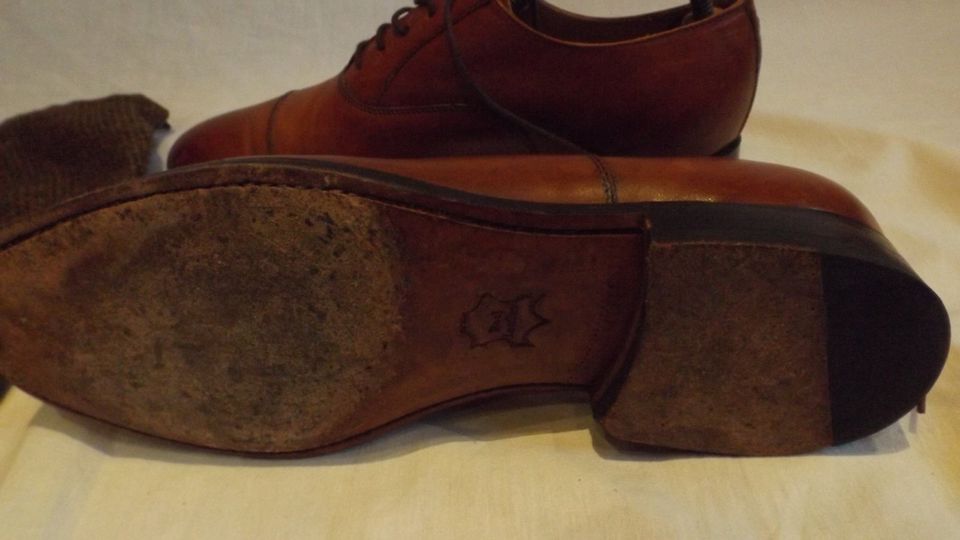 Barker Herrenschuhe mit Schuhspanner / Beutel - Größe 41 / 7 1/2 in Bad Essen