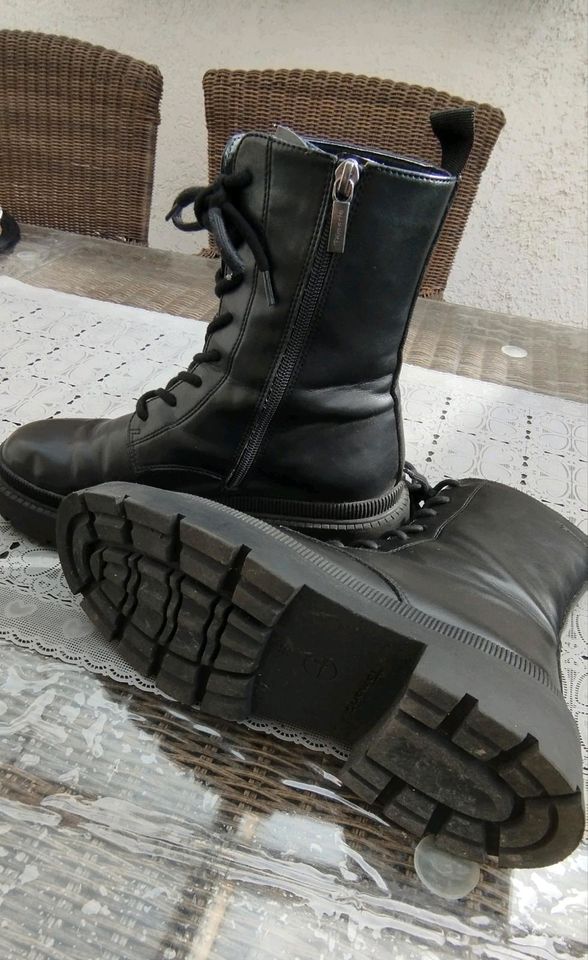 Boots, schwarz, Plateau in Ibbenbüren