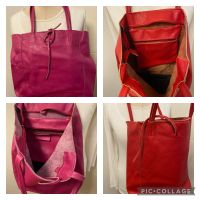 Ledertasche in rot und pink wie neu inkl. Versand Kreis Pinneberg - Wedel Vorschau