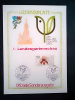 Briefmarke Gedenkblatt 1 Landesgartenschau Ulm Niedersachsen - Lingen (Ems) Vorschau