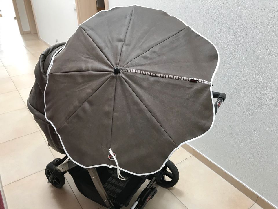 Kinderwagen Hartan Racer GT Leder braun in Deining