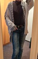Poncho Überwurf Strickjacke von Mango One Size weiß schwarz Bayern - Memmingen Vorschau