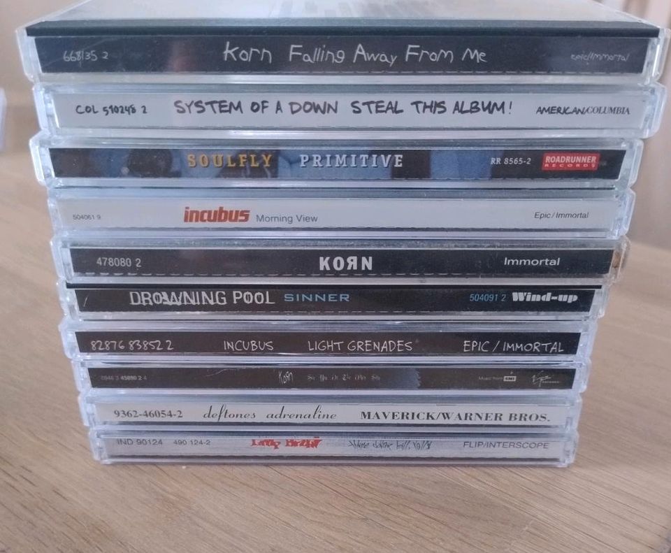 Nu Metal CD's Musik Tonträger 10er Stapel Metal in Kißlegg