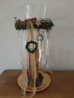 großes Windlicht gold Teller⭐ Kerze Deko⭐ hohes Glas Weihnachten Nordrhein-Westfalen - Warendorf Vorschau