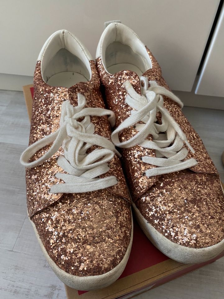 Esprit Schuhe Glitzer Gold in Lengerich