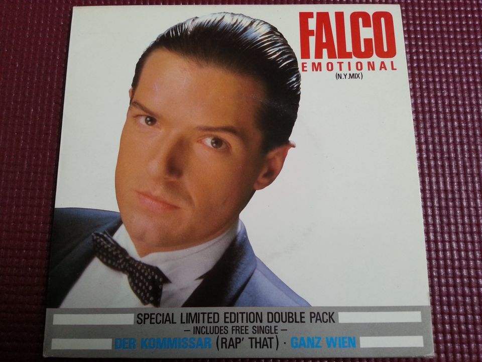 Falco Emotional (N.Y.Mix) Special Limited Edition Double Pack "7 in Berlin