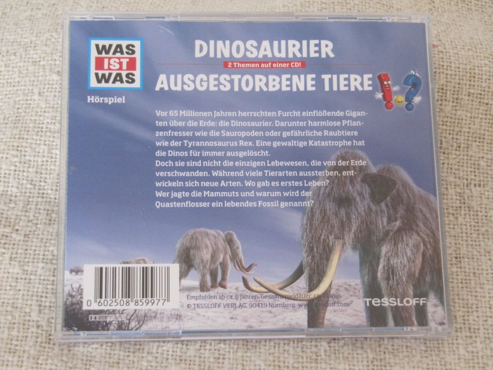 Was ist was Hörspiel-CD: Dinosaurier/ Ausgestorbene Tiere in Kirchseeon