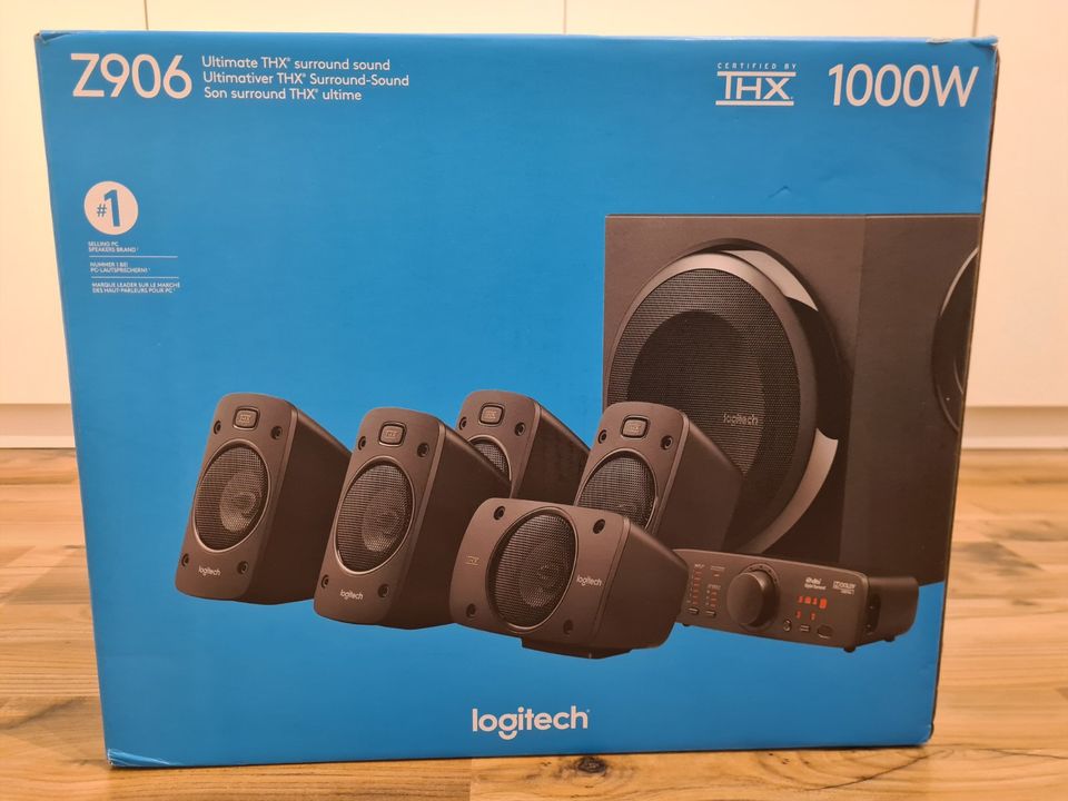 Neues Logitech z906 5.1 Surround Sound System 1000W in Braunschweig