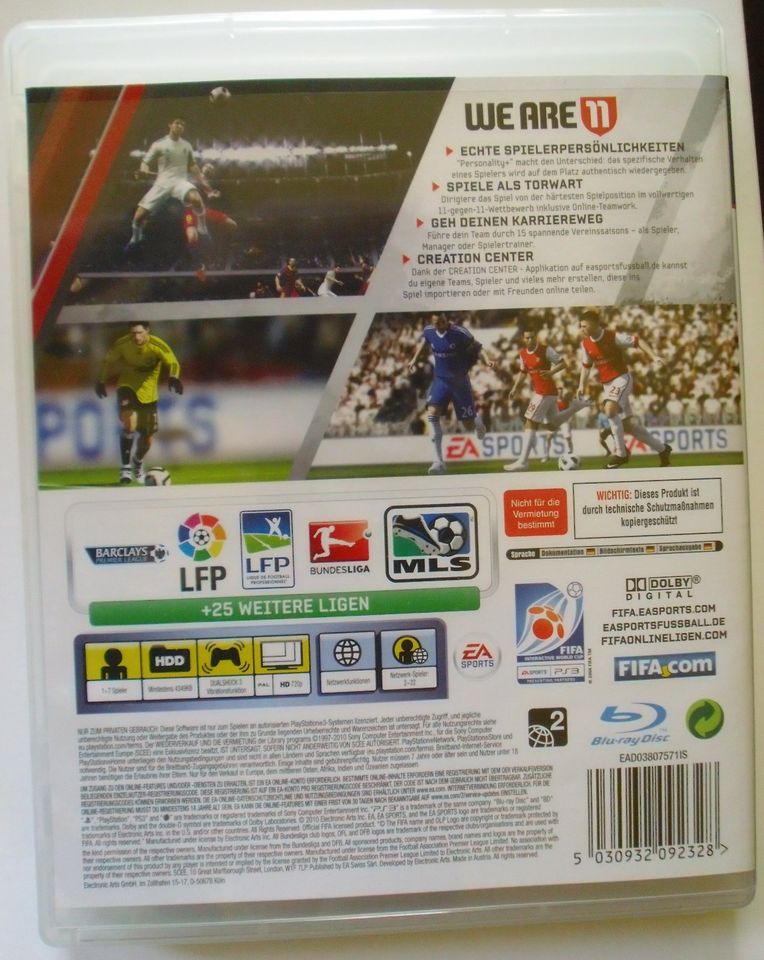 Gameteczone Jogo PS3 FIFA 11 (LOOSE) - EA Sports - São Paulo SP