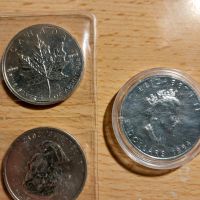 3 x 1oz Silber Maple Leaf 1994 5 Dollas Niedersachsen - Braunschweig Vorschau