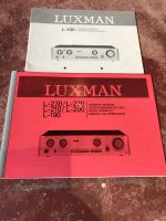 Luxman L-190 Verstärker Amplifier Bedienungsanleitung Kreis Ostholstein - Ratekau Vorschau