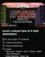 Biete Zwei Tickets unreal x Junkyard für Freitag 26.07.2024 Nordrhein-Westfalen - Zülpich Vorschau