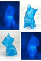 Frenchie Bulldogge LED Lampe hellblau Nordrhein-Westfalen - Oberhausen Vorschau