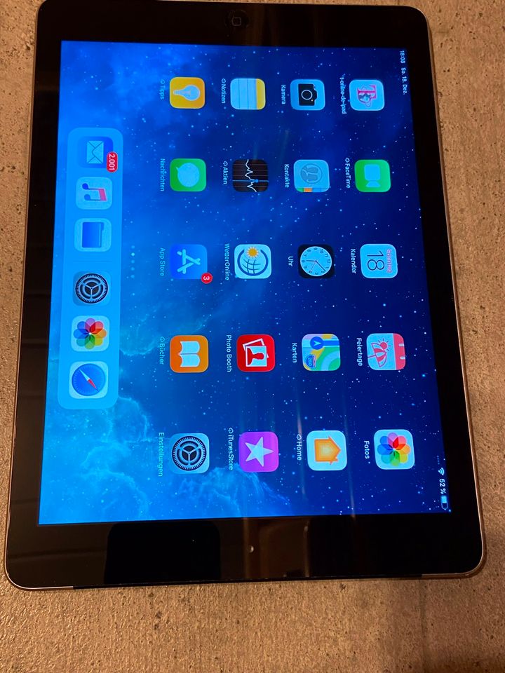 iPad Air,  2014, 16GB, TOP , Wifi, Cellular, ohne Schutzhülle in Creuzburg