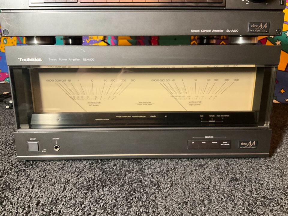 Technics SE-A100 und SU-A200 Hifi Endstufe und Vorverstärker 220V in Loßburg