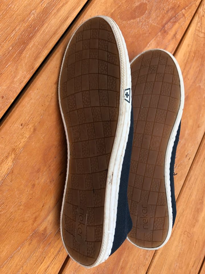 Rieker Sneaker blau Weiß Maritim Gr.38 ❤️ in Dortmund