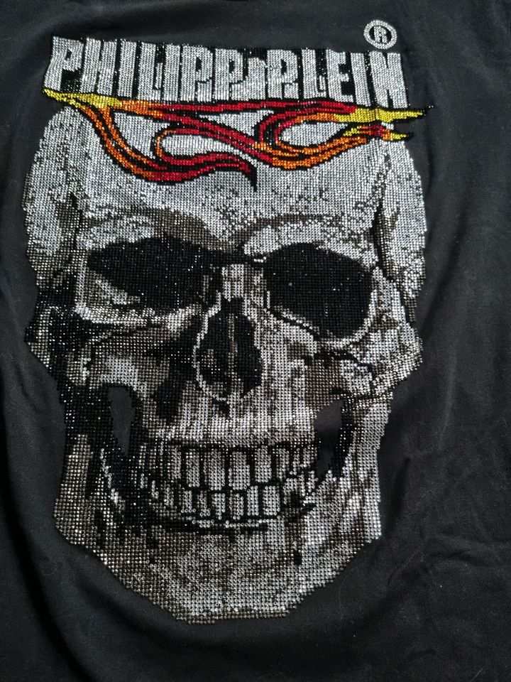 PHILIPP PLEIN SHIRT ROUND NECK SS FLAME / XXL / NEU / in Ober-Mörlen