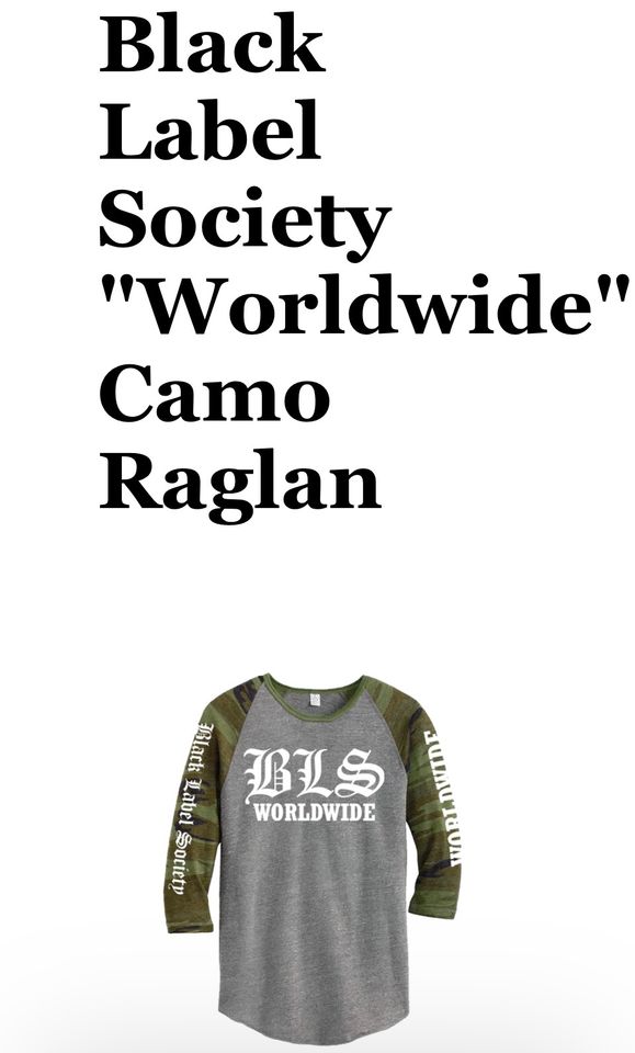 Black Label Society Camo Shirt Size M in Eilenburg
