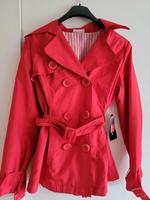 Sommer Jacke leicht mit Gürtel rot gr. 38 NEU Hessen - Knüllwald Vorschau