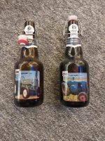 2 Bierflaschen Flensburger Brauerei mit Lanz Bulldog und Man Trec Schleswig-Holstein - Langballig Vorschau
