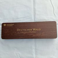 Buchenholzschatulle für Goldmünzen Deutscher Wald Brandenburg - Kolkwitz Vorschau