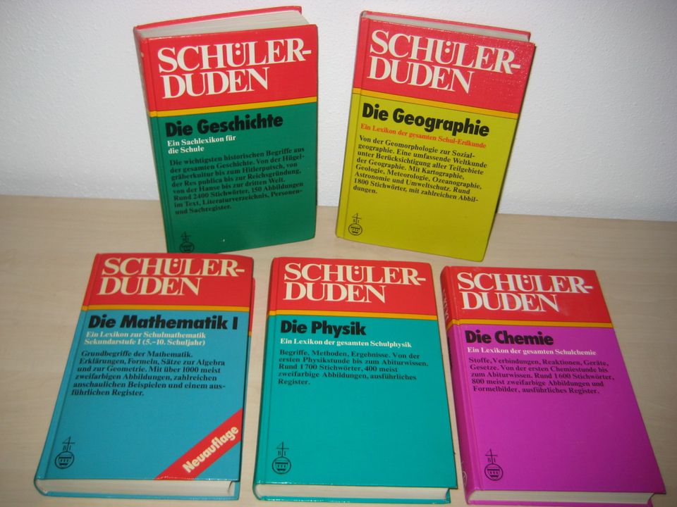 Schülerduden Physik, Chemie, Mathematik, Geographie, Geschichte in Mainhausen