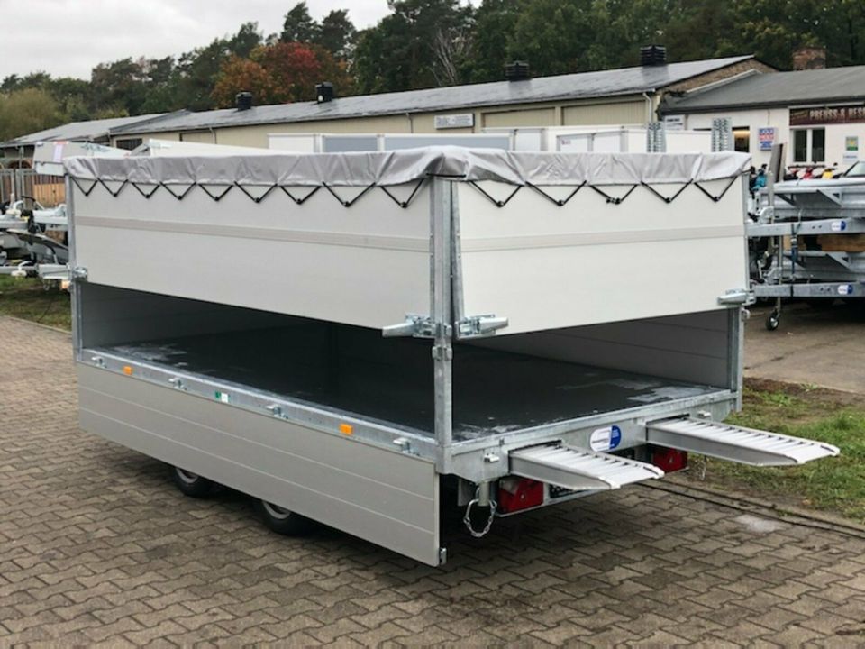 ⭐️ Eduard e-Kipper 3-Seiten 2700 kg 330x180x100cm Rampen 72 N in Schöneiche bei Berlin