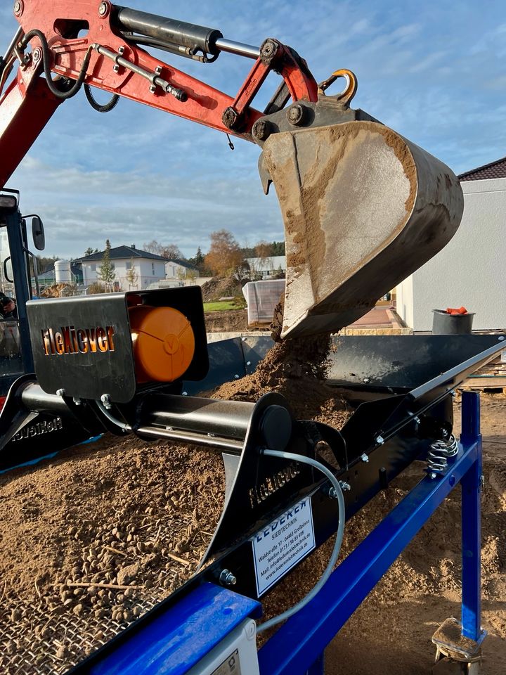 Mobile Siebanlage Mieten | Erdsieb mieten | Recycling in Großpösna