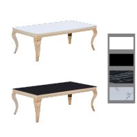 Designer Couchtisch in Gold mit verschiedenen Platten 115cm Dortmund - Mitte Vorschau