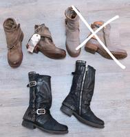 A.S.98 Airsteps Stiefeletten Bikerboots beige, schwarz Gr. 36 Baden-Württemberg - Isny im Allgäu Vorschau