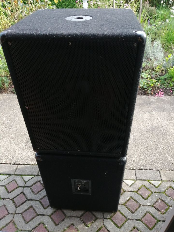 Disco Lautsprecher Omnitronic BX-1550 Subwoofer 500W Subwoofer in Weimar