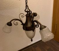 Original Jugendstil Hängelampe Kronleuchter Deckenlampe Bronze Leipzig - Altlindenau Vorschau