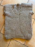 Neue,dicke handgestrickte Weste Gr.M Sachsen - Mittelbach Vorschau