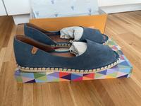 Neu Verbenas 40 Sandalen blau Leder Espadrilles Cruz Serraje Bonn - Duisdorf Vorschau