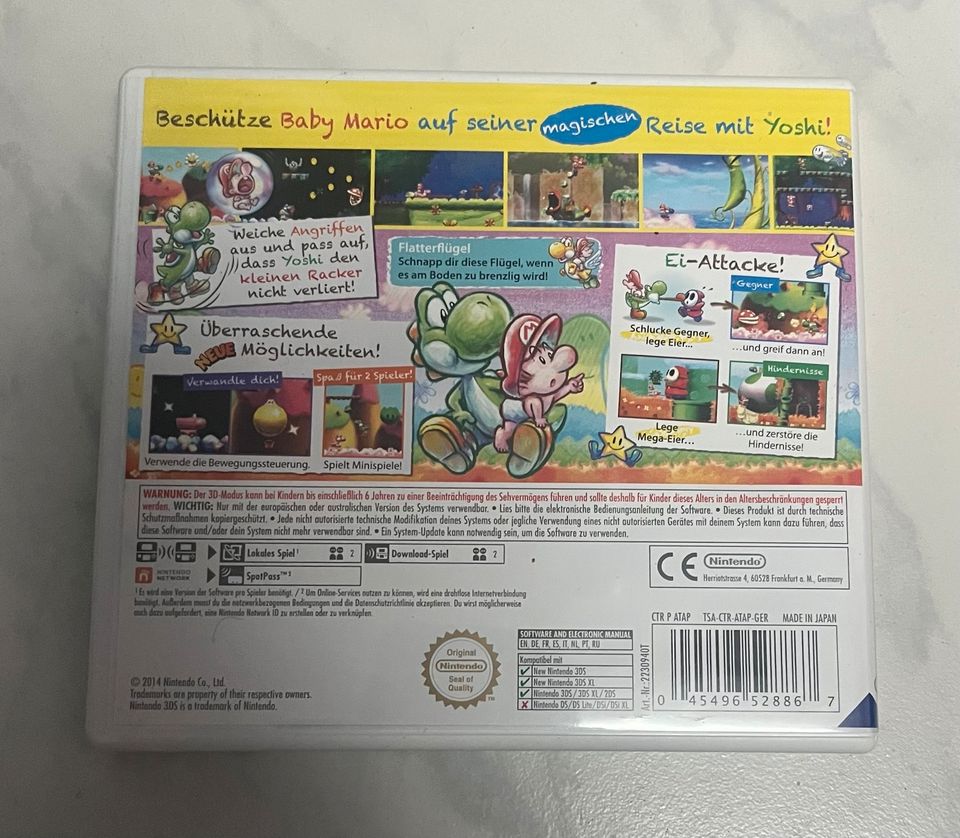 Spiel Nintendo 3 DS - Yoshi‘s new Island in Kremperheide