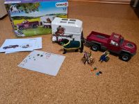 Schleich 42346 Jeep mit Pferdeanhänger Niedersachsen - Lage (Dinkel) Vorschau