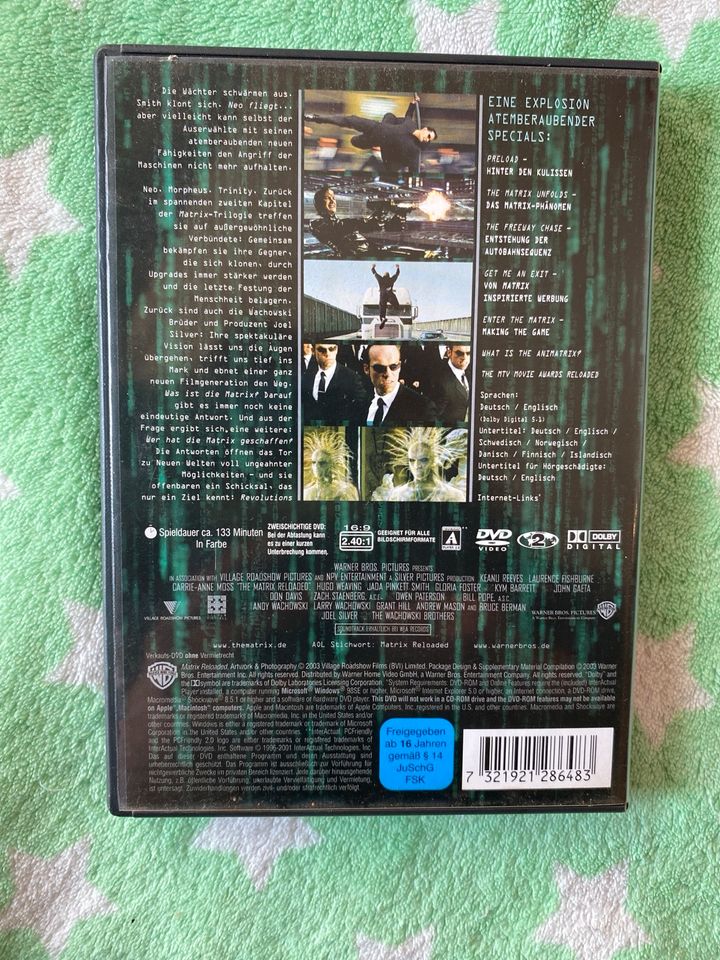 Matrix Reloaded DVD 2 Disc Edition top in Wetter (Ruhr)