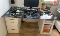 Ikea Schreibtisch mit Glasplatte Nordrhein-Westfalen - Hilchenbach Vorschau