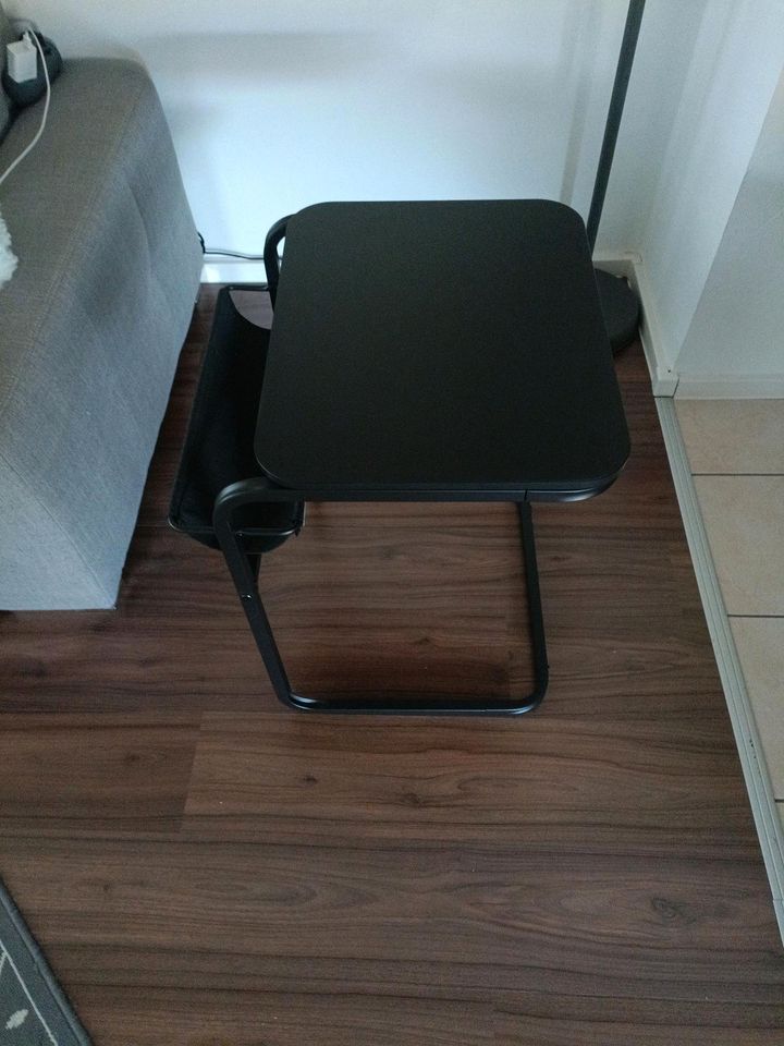 Ikea Tisch Beistelltisch Couchtisch Olseröd schwarz umbaubar in Alpirsbach