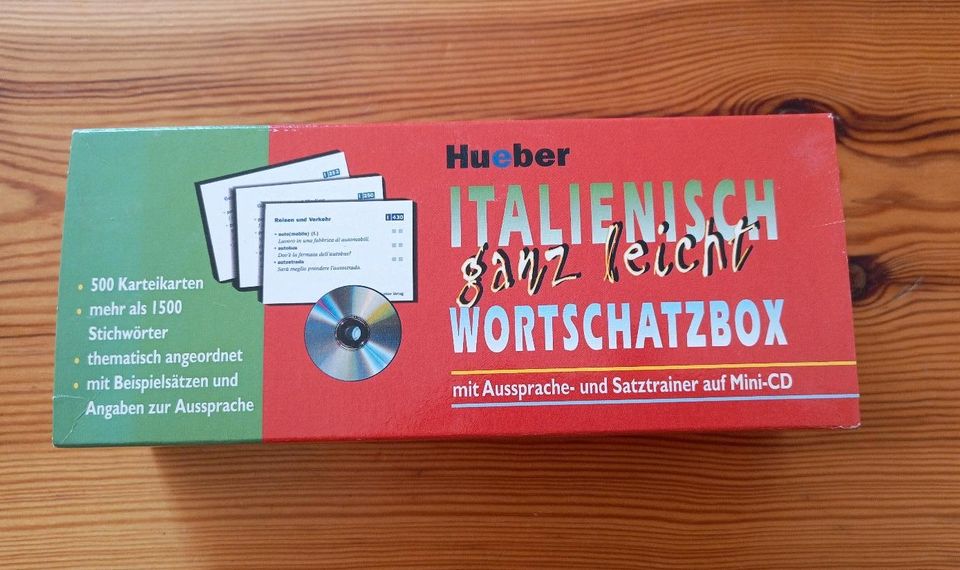 Hueber: Italienisch ganz leicht, Wortschatzbox mit Mini-CD in Berlin