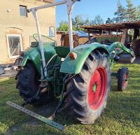 Deutz D30 F2L812 mit Frontlader Brandenburg - Großräschen Vorschau