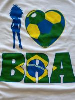 T-Shirt Trikot I Love Brazil Brasilien Fußball EM 2024 S München - Schwanthalerhöhe Vorschau